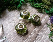 Load image into Gallery viewer, Real moss bracelet charm