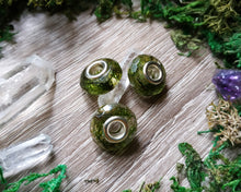 Load image into Gallery viewer, Real moss bracelet charm