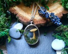 Load image into Gallery viewer, Enchanted forest mushroom pendant
