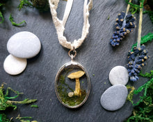 Load image into Gallery viewer, Enchanted forest mushroom pendant
